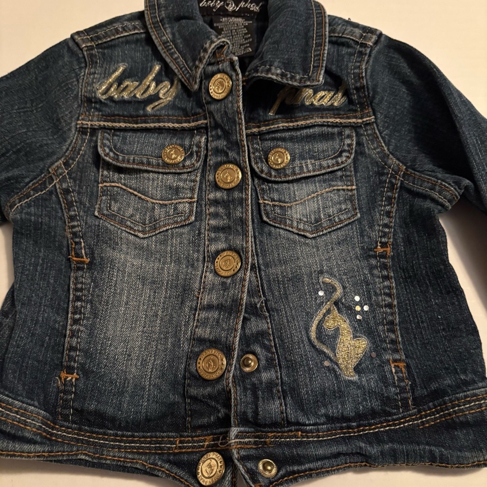 SOLD Baby Phat Blue Denim Jacket for Kids Size 3T